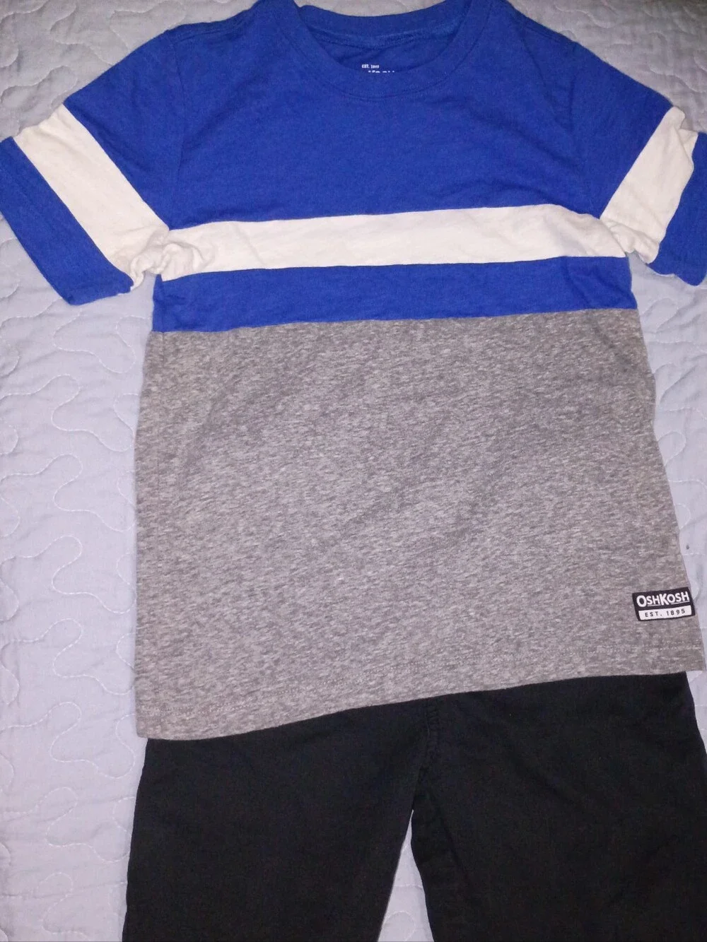 Boys Assorted Bundle 3 Tees & Black Shorts